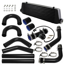 2.5" 63mm Universal Intercooler + Alloy Pipe Hose + BOV Turbo Blow Off Valve Kit