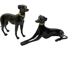 Vintage Cast Metal Dogs Set