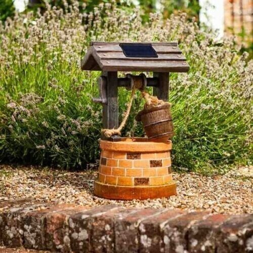 Solar powered water - powered, feature