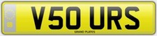OUR V5 NUMBER PLATE V50 URS