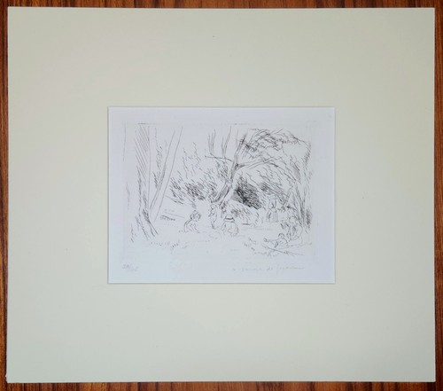 French modernism pencil signed - french,
