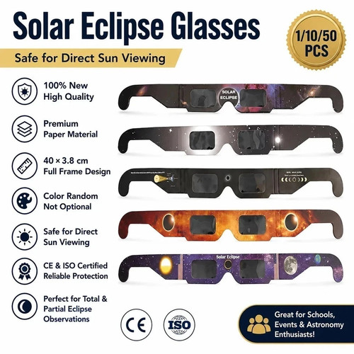 Solar eclipse sun glasses - 5,