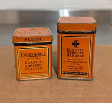 2 Vintage Elastoplast Tins