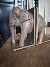 Large Elephant Bookends