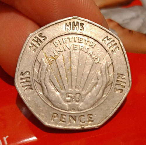 1998 nhs 50th - 50th, 50p