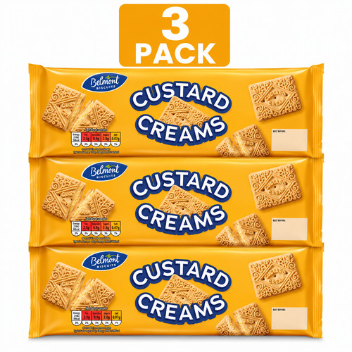Belmont custard cream biscuits - belmont,