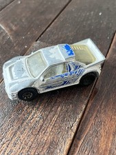 Vintage Matchbox Ford RS 2000 1986 White/Blue No 7 Heavy Wear Diecast Toy Car