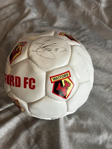 Watford football signed by - signed,