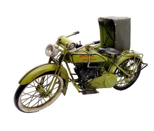 Vintage handmade metal harley - vintage,