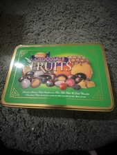 Vintage Walkers Chocolate Fruit  Empty Tin Collectable Display Storage