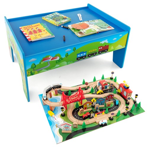 Piece wooden train set - 80,