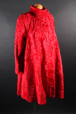 Vintage 1950s Red Persian lamb