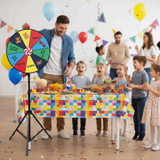 Win Fortune Prize Wheel Folding Tripod Color Roulette Wheel  Prize Giveaways