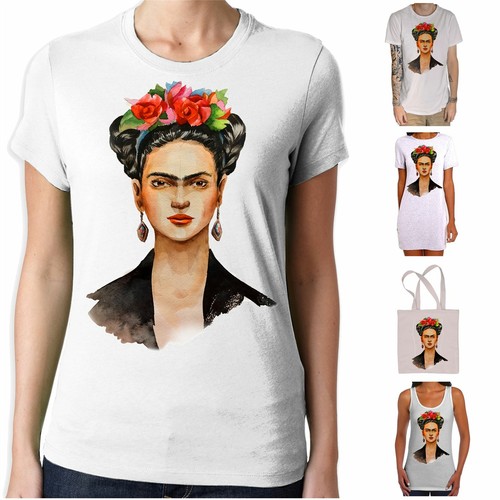 Frida kahlo portrait shirt - frida,