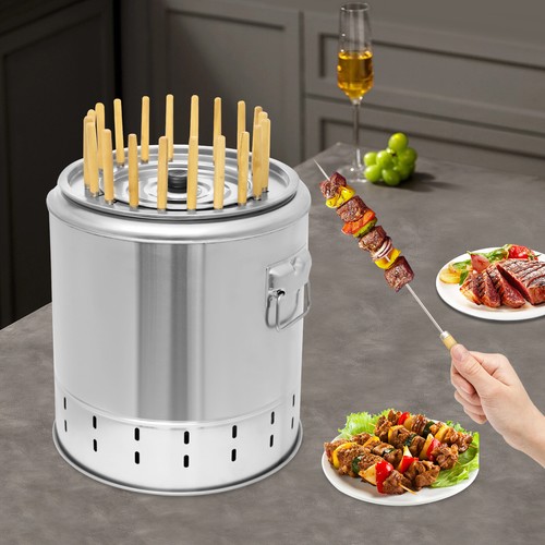 Bbq cylindrical charcoal - charcoal, grill