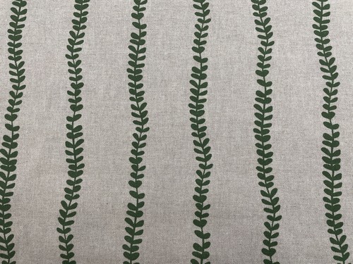 Sea tangle stripe linen fabric - linen,