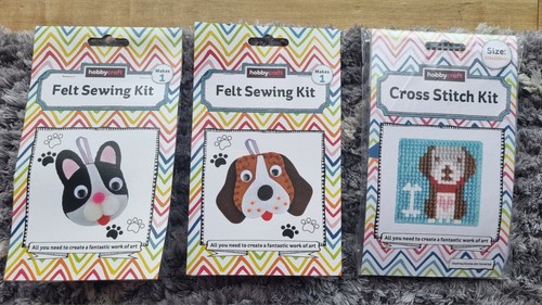 Kids dog felt sewing kits - kids, &