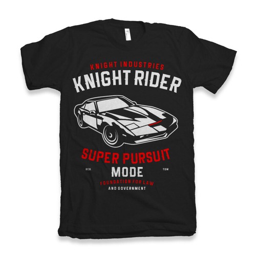 Shirt night rider hotrod - night,