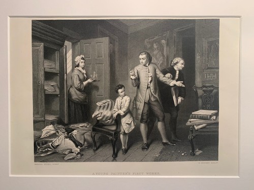 Antique engraving marcus stone - engraving,