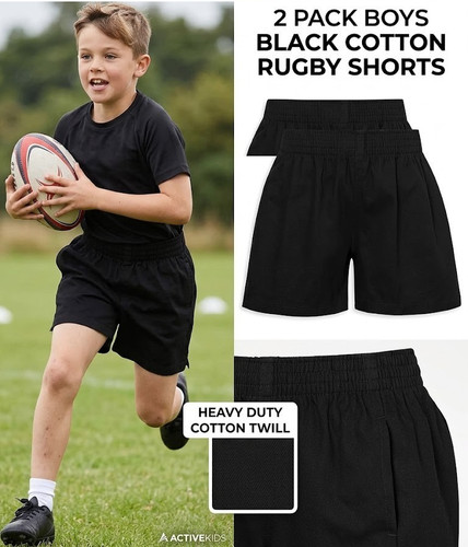 Pack george boys black rugby - 2,