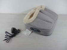 Sharper Image Foot Massager Vibrating Massage with Heat Circulation Muff