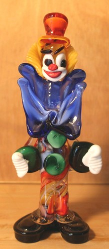 Murano clown handmade fully - murano,