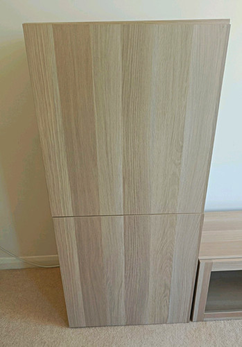 Ikea besta beige shelf unit - besta,