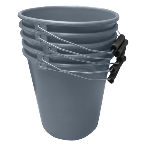 Calf bucket feed grey - bucket,