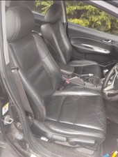 2006-2011 HONDA CIVIC MK8 HEATED BLACK LEATHER DRIVER SIDE SEAT USED OEM PART