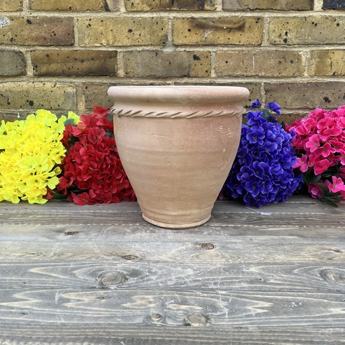 Terracotta pot hand made - terracotta,