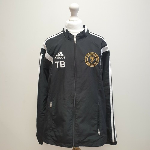 Qq883 boys adidas - black, white