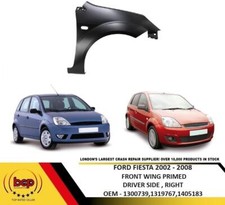FORD FIESTA MK6 2003-2008 FRONT WING DRIVER SIDE RIGHT NEW PRIMED  OE QUALITY