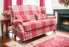 Fabric High Back Sofa 2 Seater