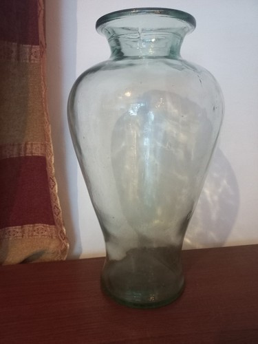 Large vintage clear glass - vintage,