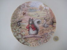 WEDGWOOD COLLECTORS WALL PLATE BEATRIX POTTER THE TALE OF TIMMY TIPTOES SQUIRREL
