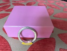 Vintage PRADA metal keyring in