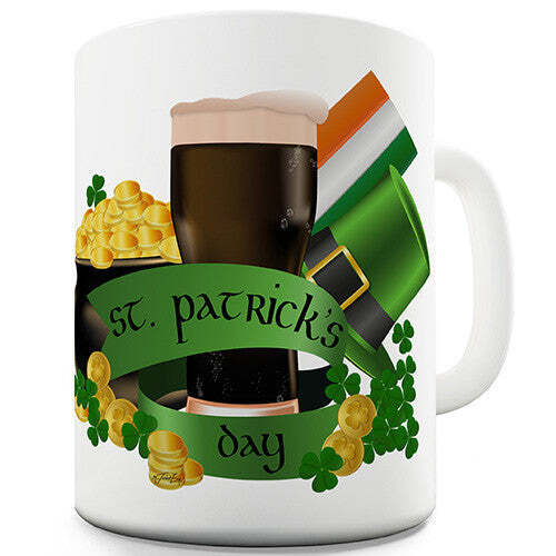 Patrick day beer pot of - st,