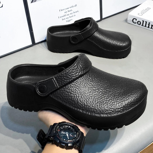 Men oil resistant work shoes - work,