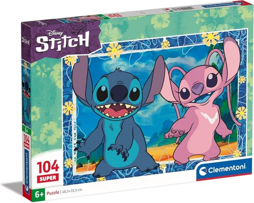 Stitch and angel puzzle disney - and,