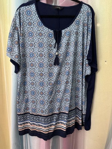 Yours clothing blue mandala - blue,