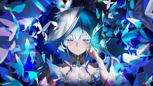 Anime butterfly wallpaper - butterfly,