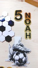 Football Cake Toppers Set 9