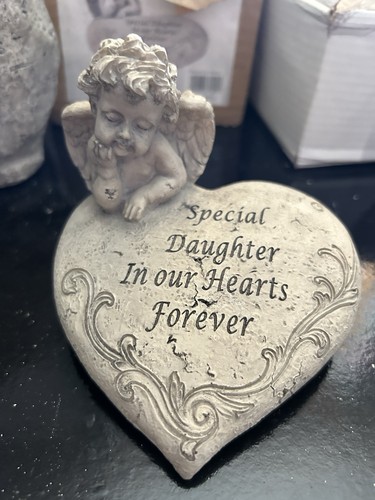 Grave ornament daughter heart - grave,