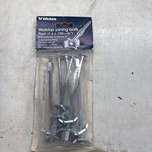 Wickes worktop joining bolts - worktop,
