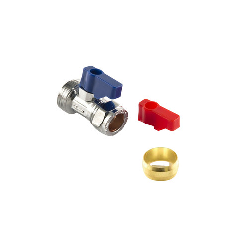 Straight washing machine tap - straight,