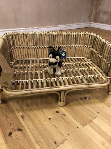 Nkuku rattan pet bed medium - nkuku,