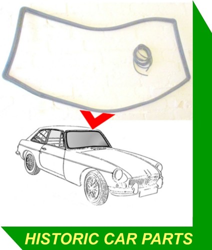 Front windscreen rubber seal - rubber,