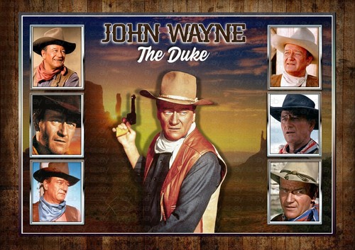 John wayne signed original - -,
