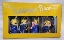 RARE Vtg Eden Toys Set of 4 Paddington Bear Porcelain Ornaments 1978~NEW In Box
