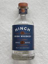 Hinch Small Batch Irish Whiskey EMPTY 70cl Bottle With Wooden Stopper Upcycling